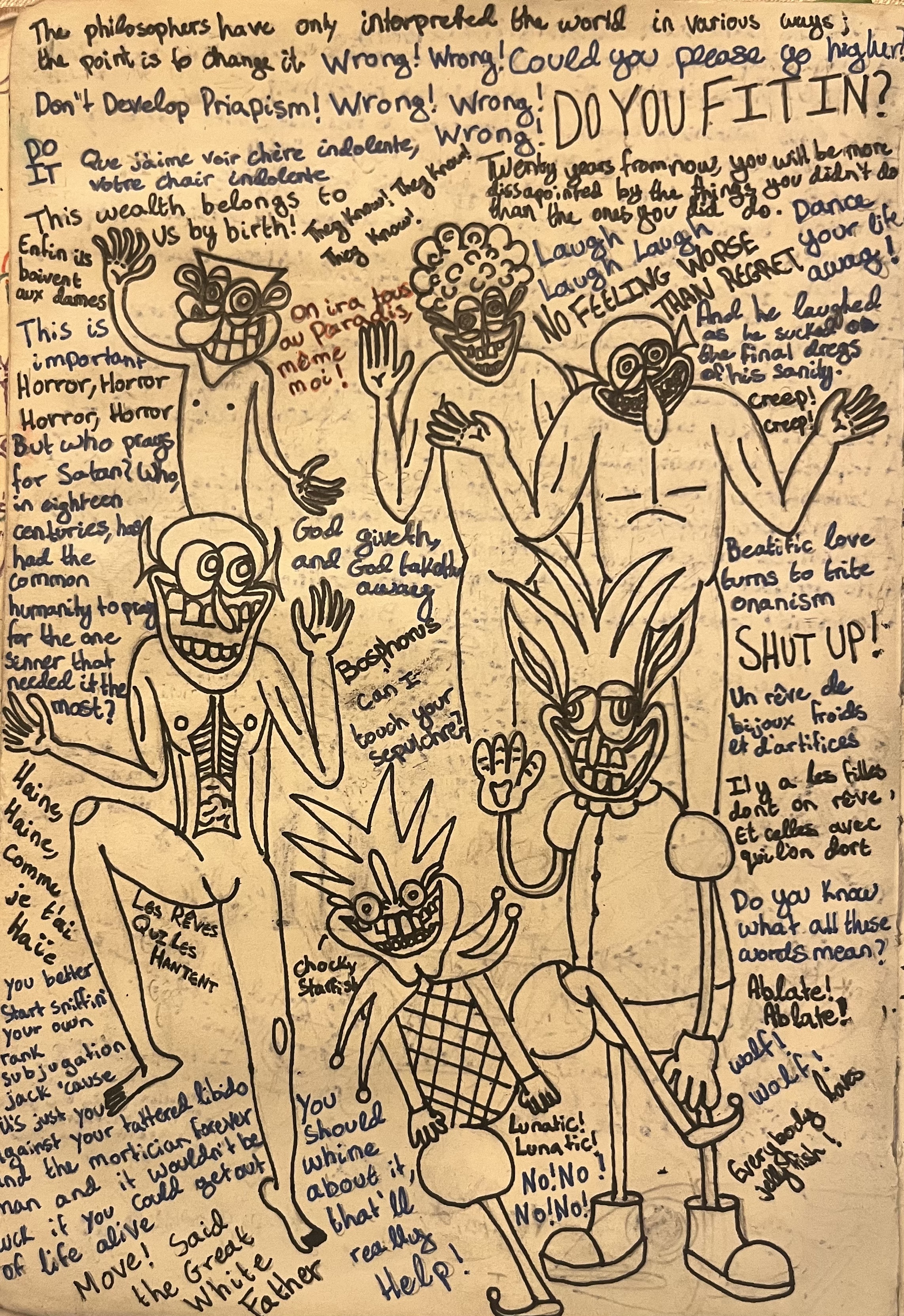 Notebook scan: Another page